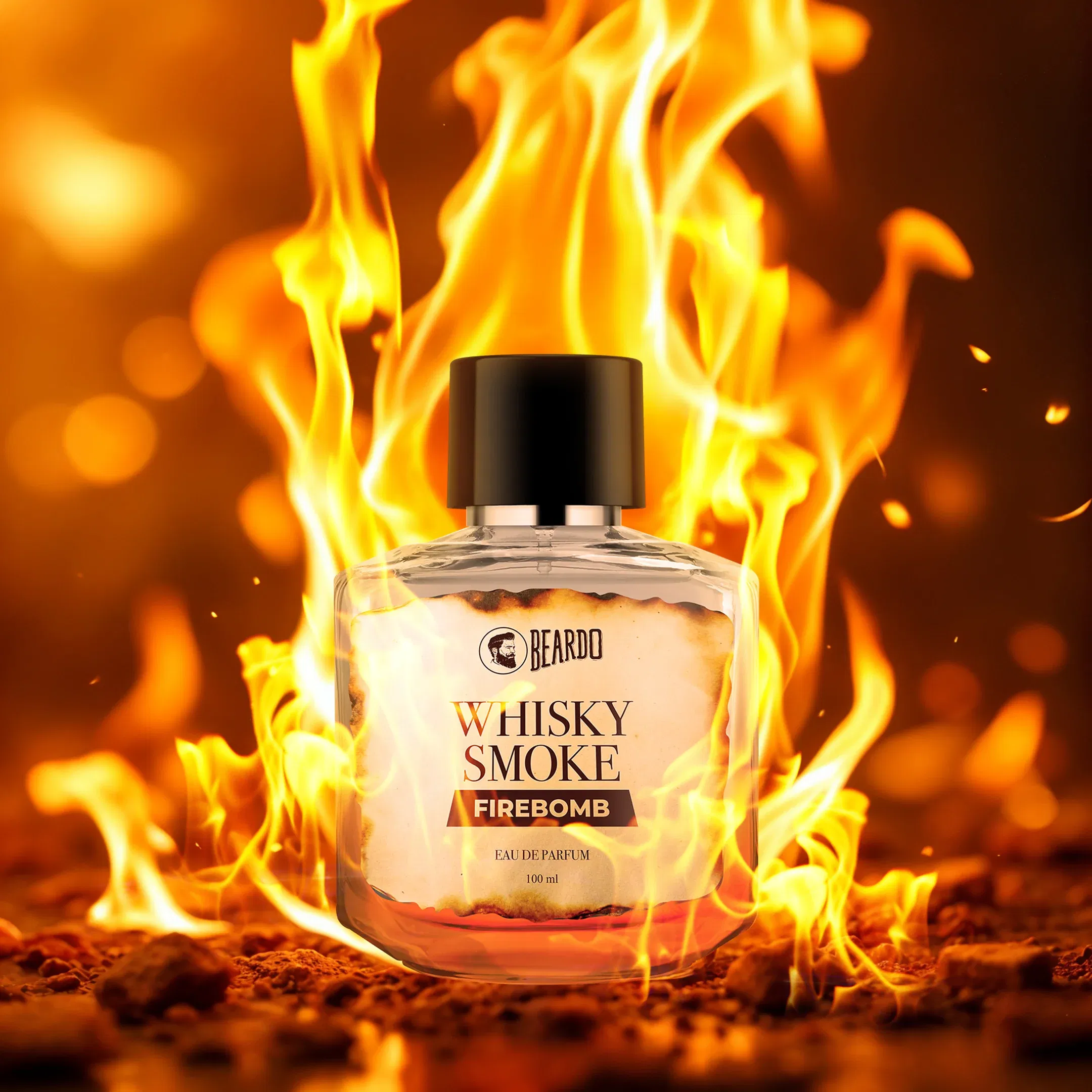 Whisky Smoke Firebomb Eau De Parfum (100ml) Beardo sale