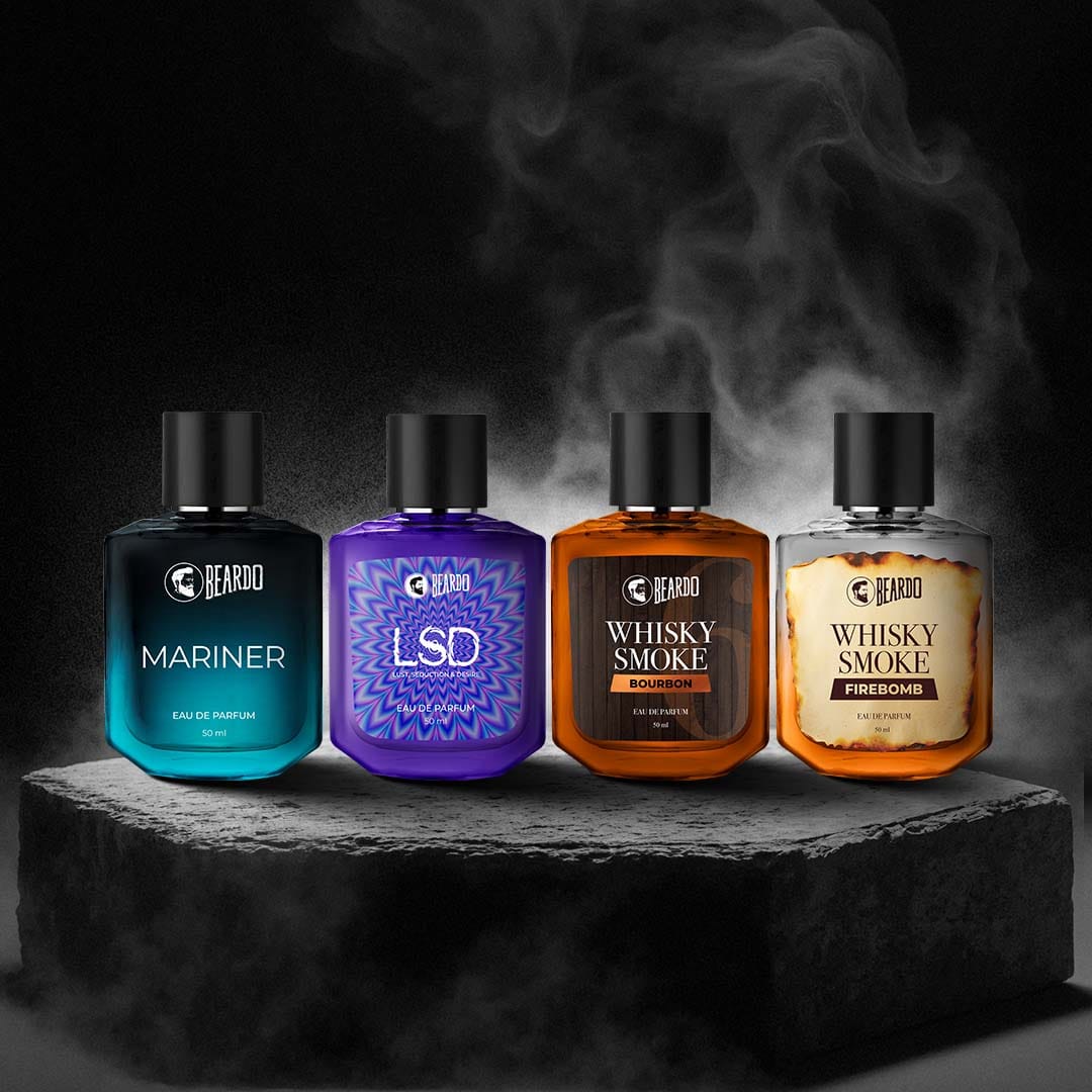 Best Seller Perfumes Combo (50ml x 4) Beardo sale