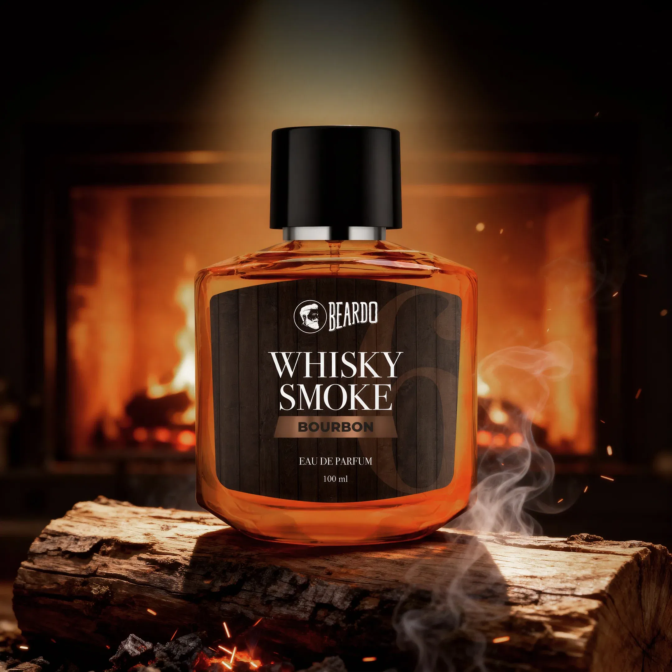 Whisky Smoke Bourbon Perfume EDP (100ml) Beardo sale