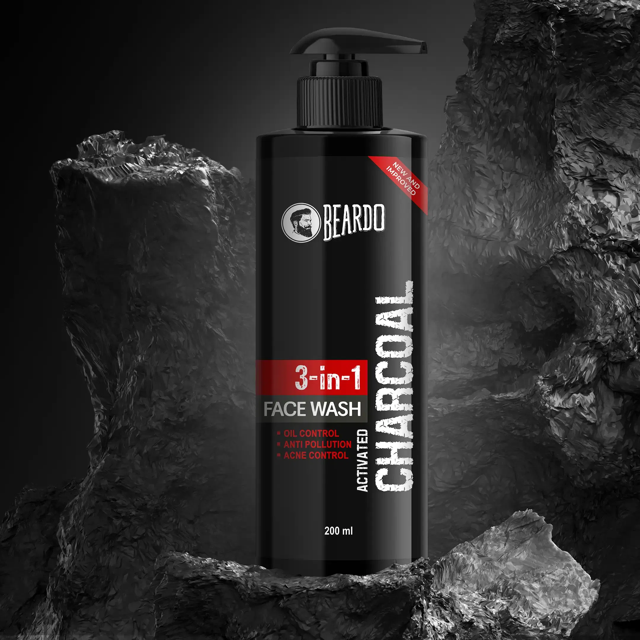 Activated Charcoal Facewash Beardo sale