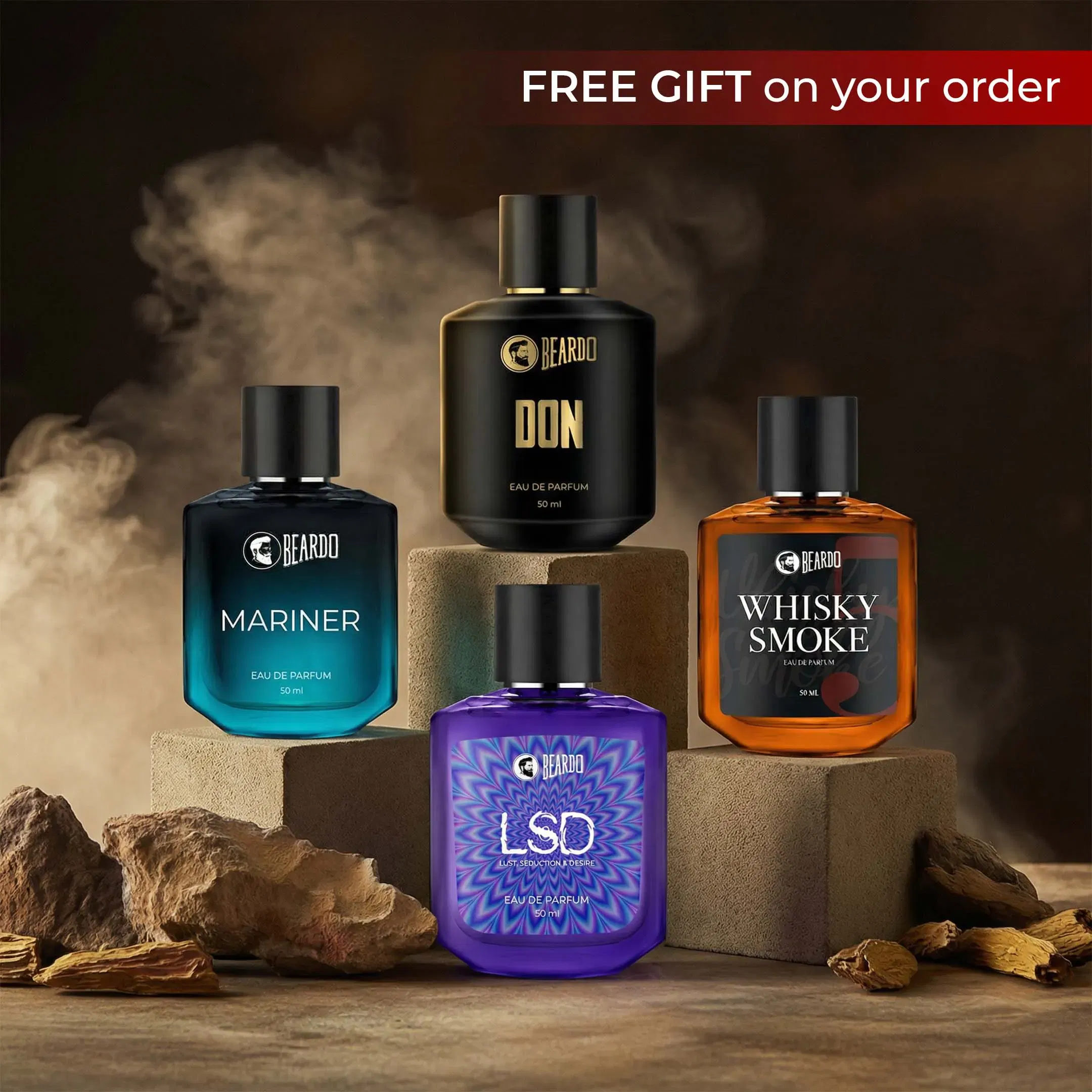 Summer Perfume Combo (50ml x 4) Beardo sale