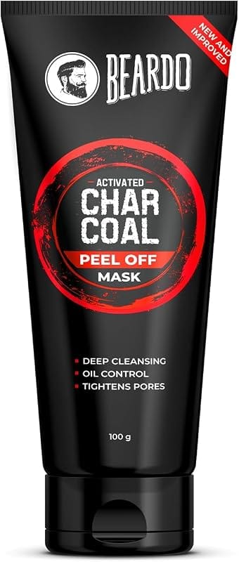 Beardo Activated Charcoal Facewash and Peel Off Mask Combo