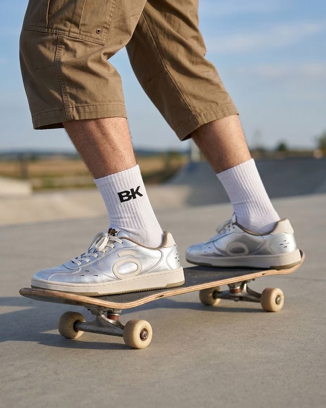 Bewakoof Men's Ollie Zone Silver Surfer Genuine Leather Sneakers Bewakoof sale