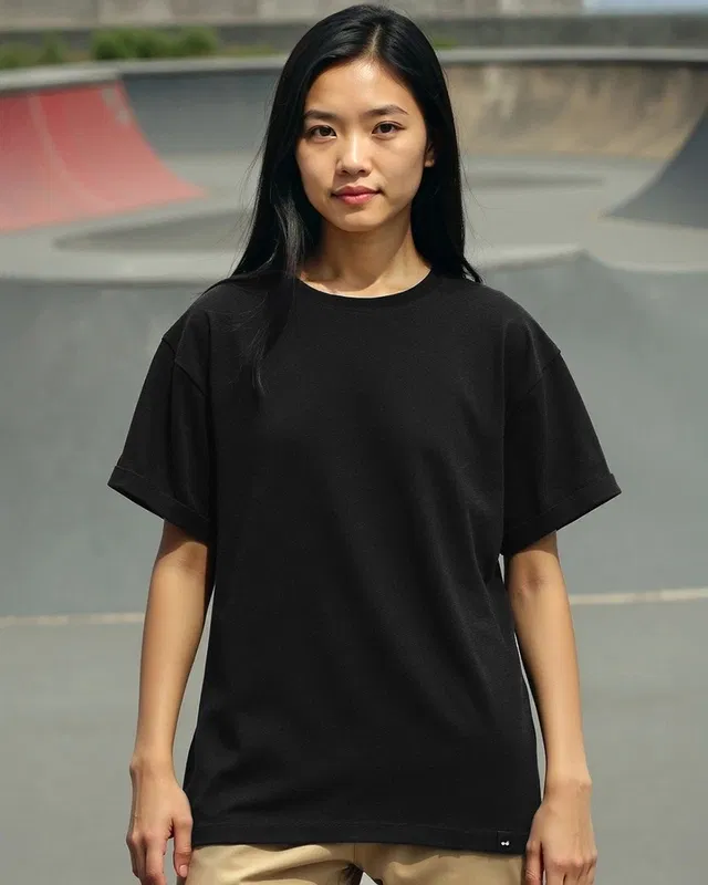 Bewakoof Women's Black Boyfriend T-Shirt Bewakoof sale
