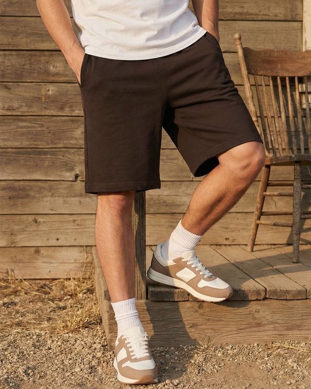Bewakoof Men's Mole Brown Oversized Shorts Bewakoof sale