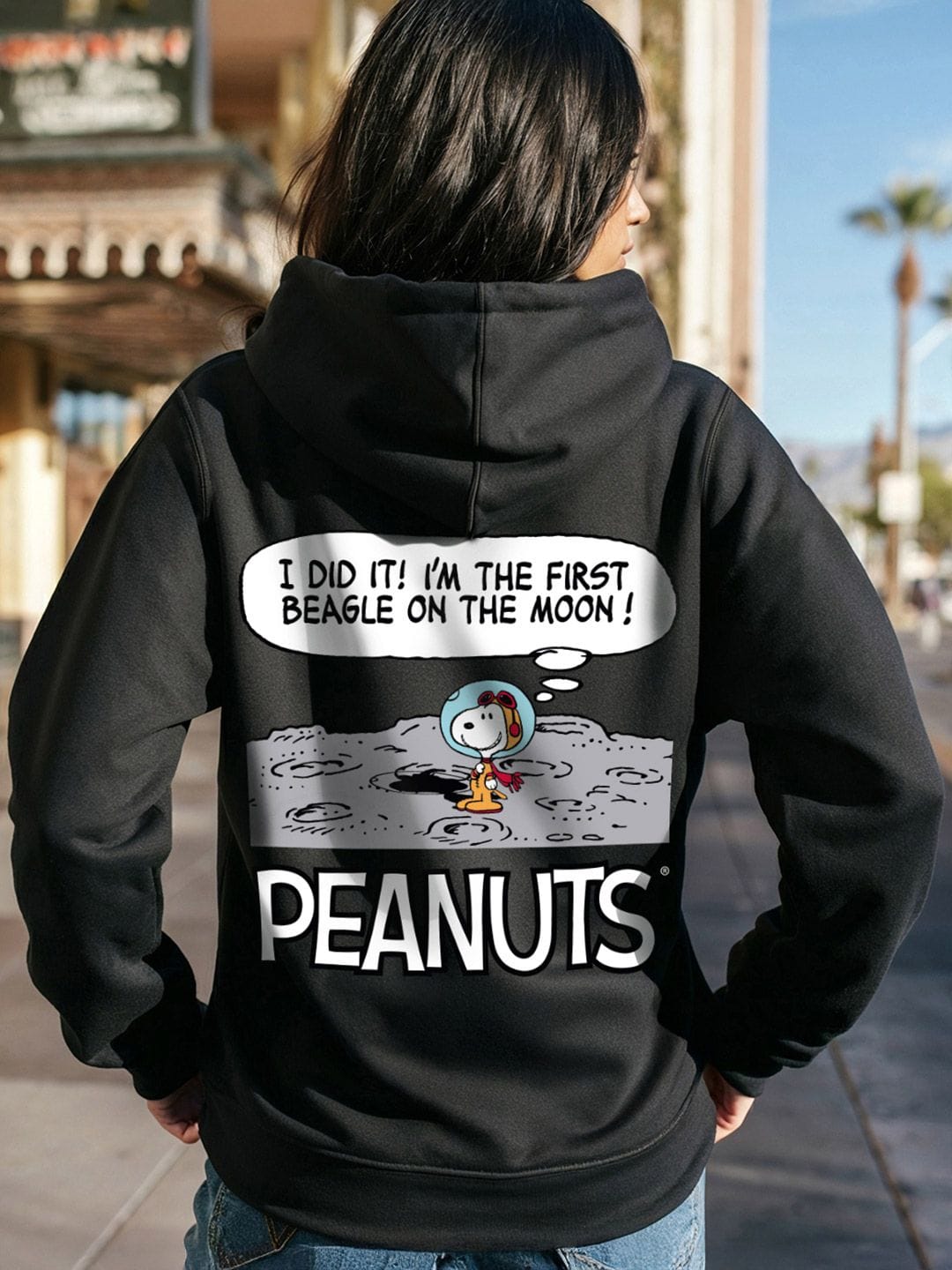 Women's Printed Hoodie Bewakoof sale