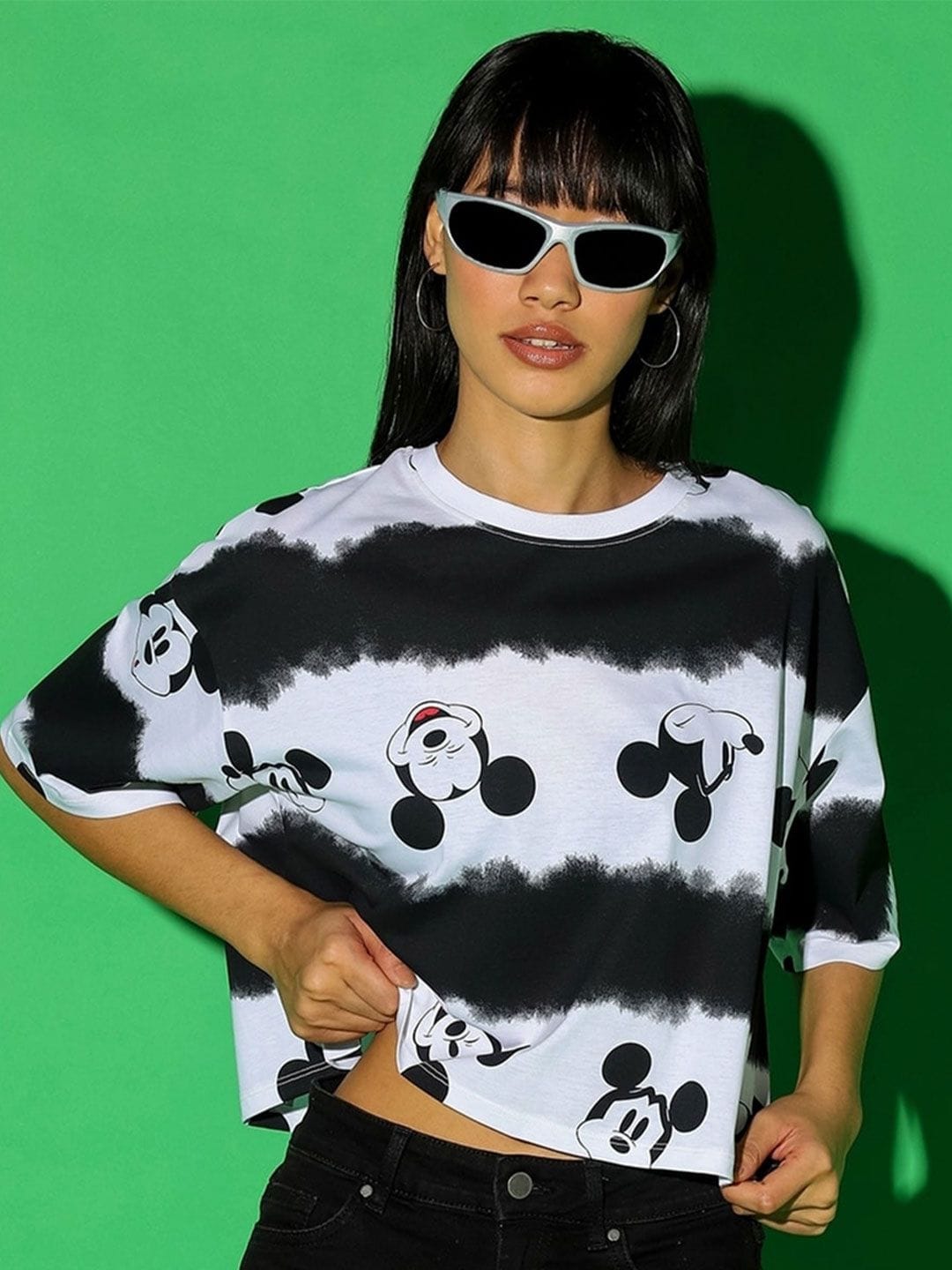 Women's Crop Top T-shirt Bewakoof sale
