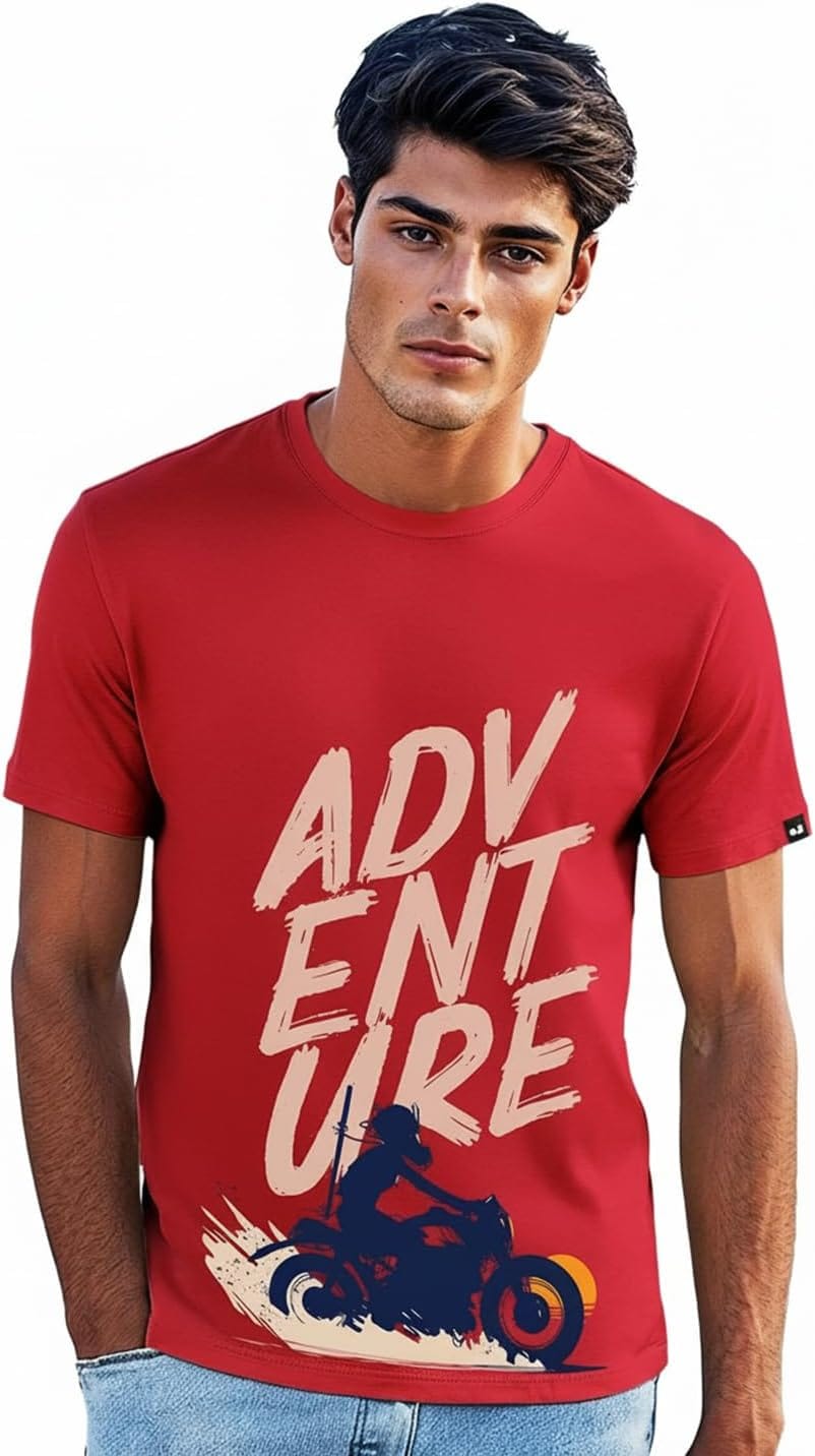 Bewakoof Men's Cotton Printed T-Shirt