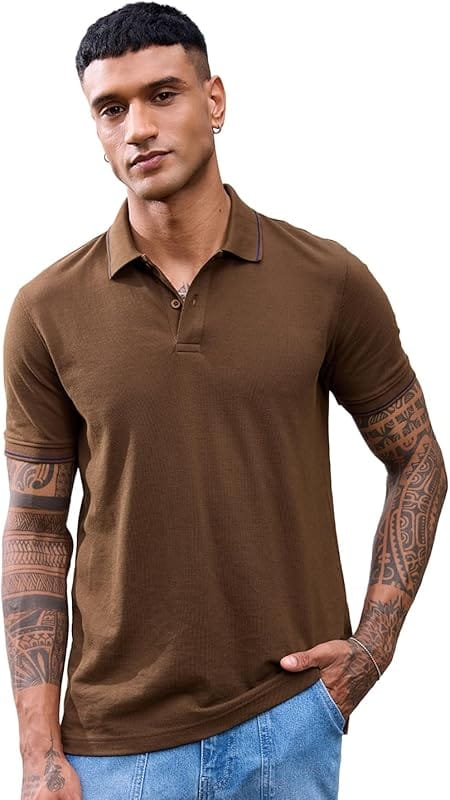 Bewakoof Men's Polo T-Shirt