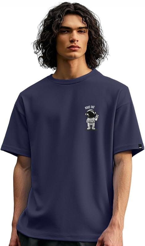 Bewakoof Printed Oversized T-Shirt
