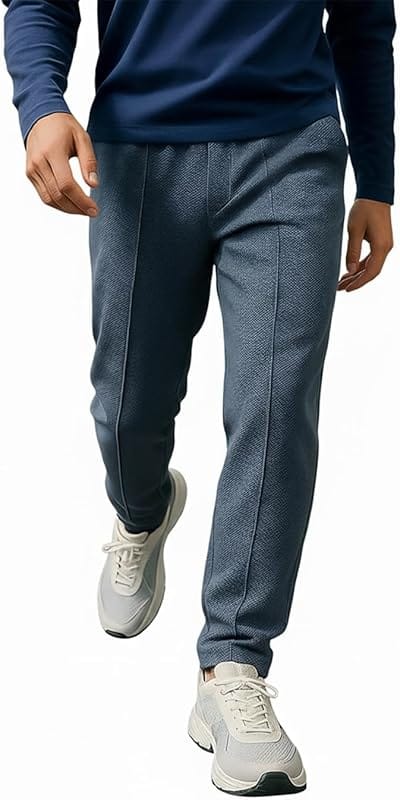 Bewakoof Men's Regular Fit Cotton Track Pants