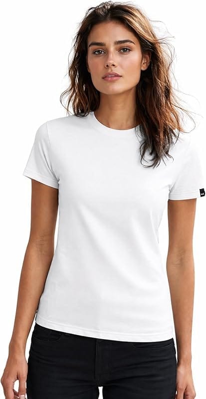 Bewakoof Women's Solid Basic T-Shirt