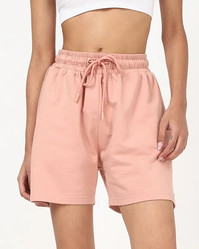 Bewakoof Women's Pink Shorts Bewakoof sale