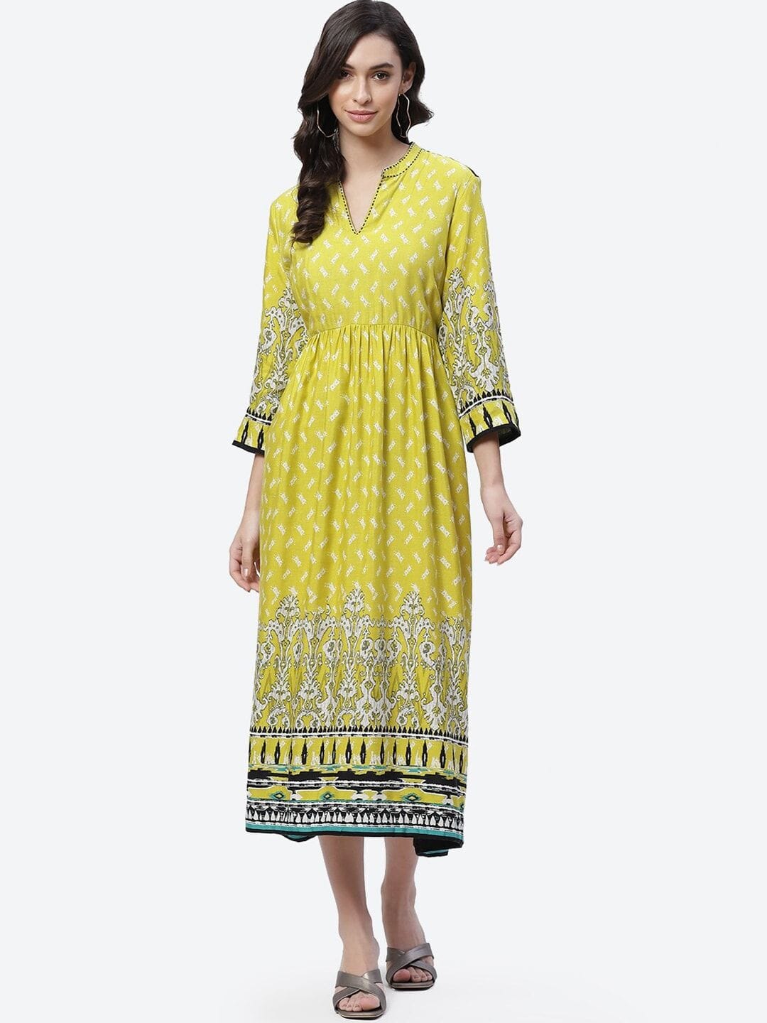 Biba Women Kalidar Dress Myntra sale