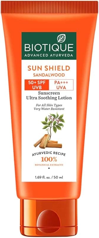 Biotique Bio Sandalwood Ultra Soothing Face & Body Sunscreen SPF 50+
