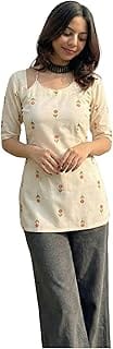 ANNI Designer Viscose Printed Short Kurti Amazon sale