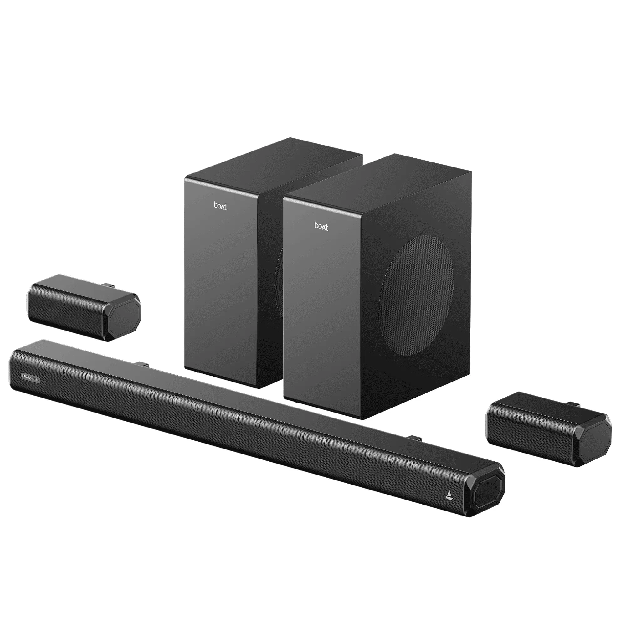 boAt Aavante Bar Prime DA600 600W 5.2 Channel Soundbar with Dual Wired Subwoofers & Rear Satellites boAt sale