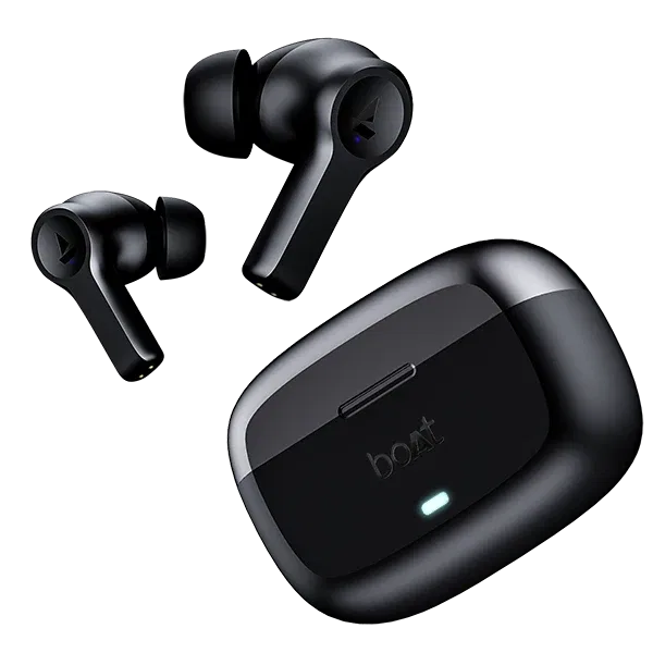 boAt Airdopes Flex 454 ANC Wireless Earbuds, Zinc White boAt sale