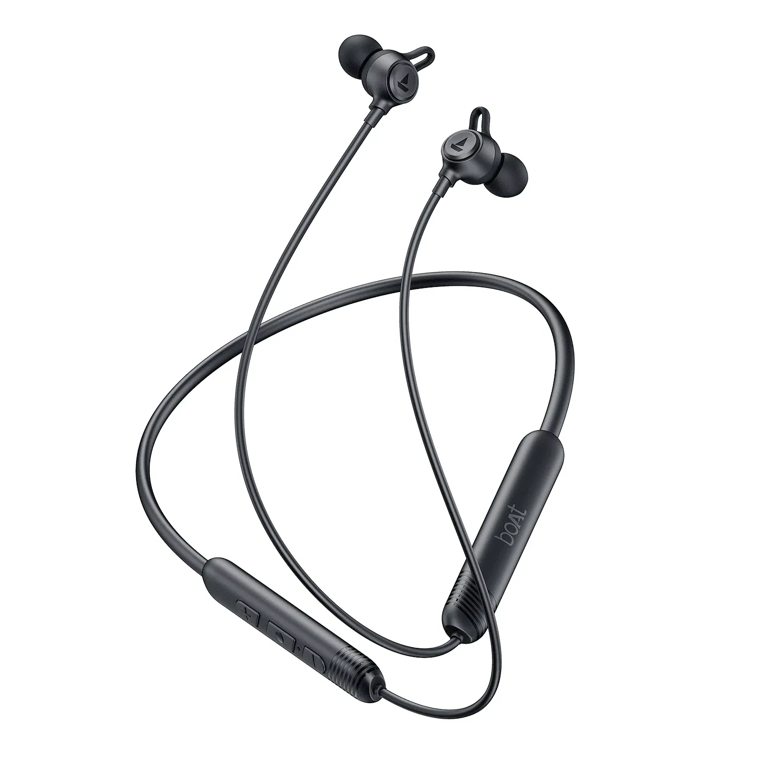boAt Rockerz Strive Wireless Neckband, 30H Playback, Onyx Black boAt sale