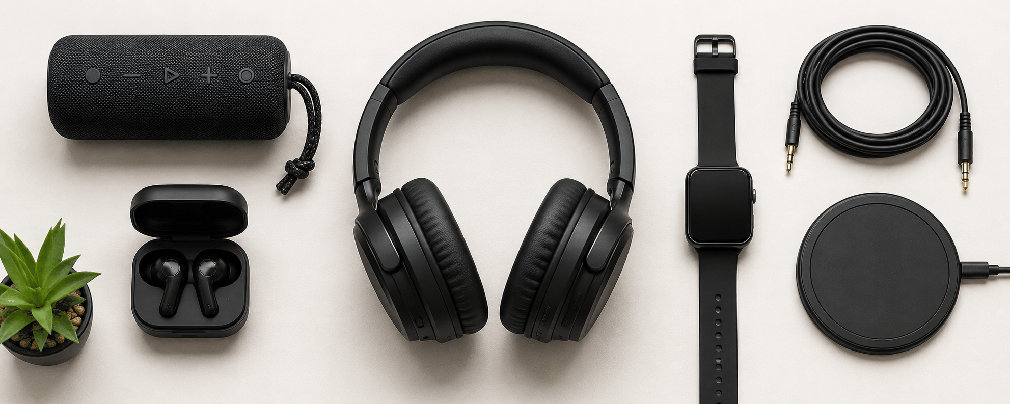 boAt India — Audio Gear Headphones Earbuds Speaker Flat Lay June 2026