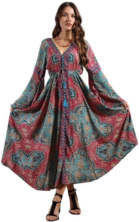 Nykaa Fashion Boho Print Maxi Dress