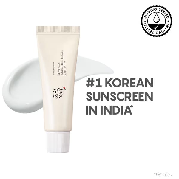 Beauty of Joseon Relief Sunscreen Rice + Probiotics SPF 50+ PA++++ Nykaa sale