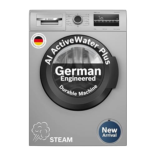 Bosch 8kg 5-Star Front Load with Steam Hygiene Amazon sale