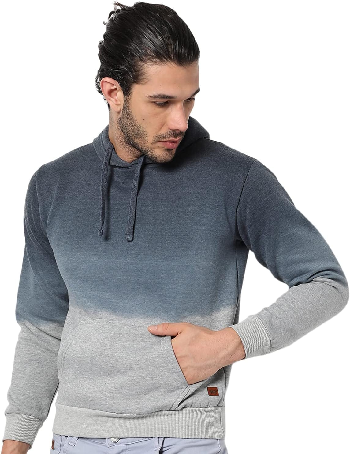 Campus Sutra Men Hooded Sweatshirt
