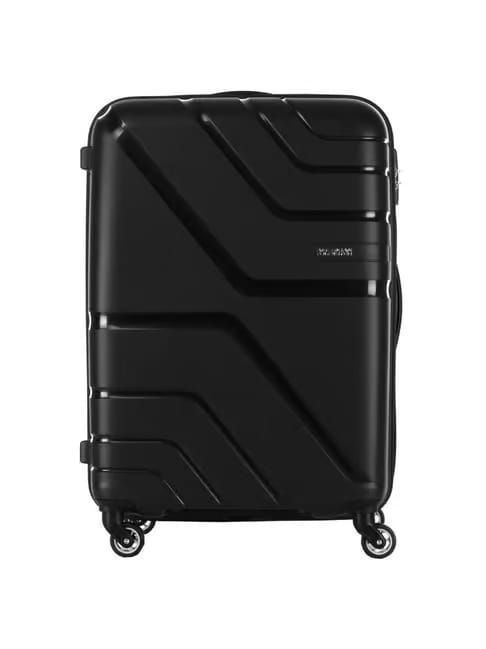 American Tourister Black Textured Hard Cabin Trolley - 38.5 cm Tata CLiQ sale