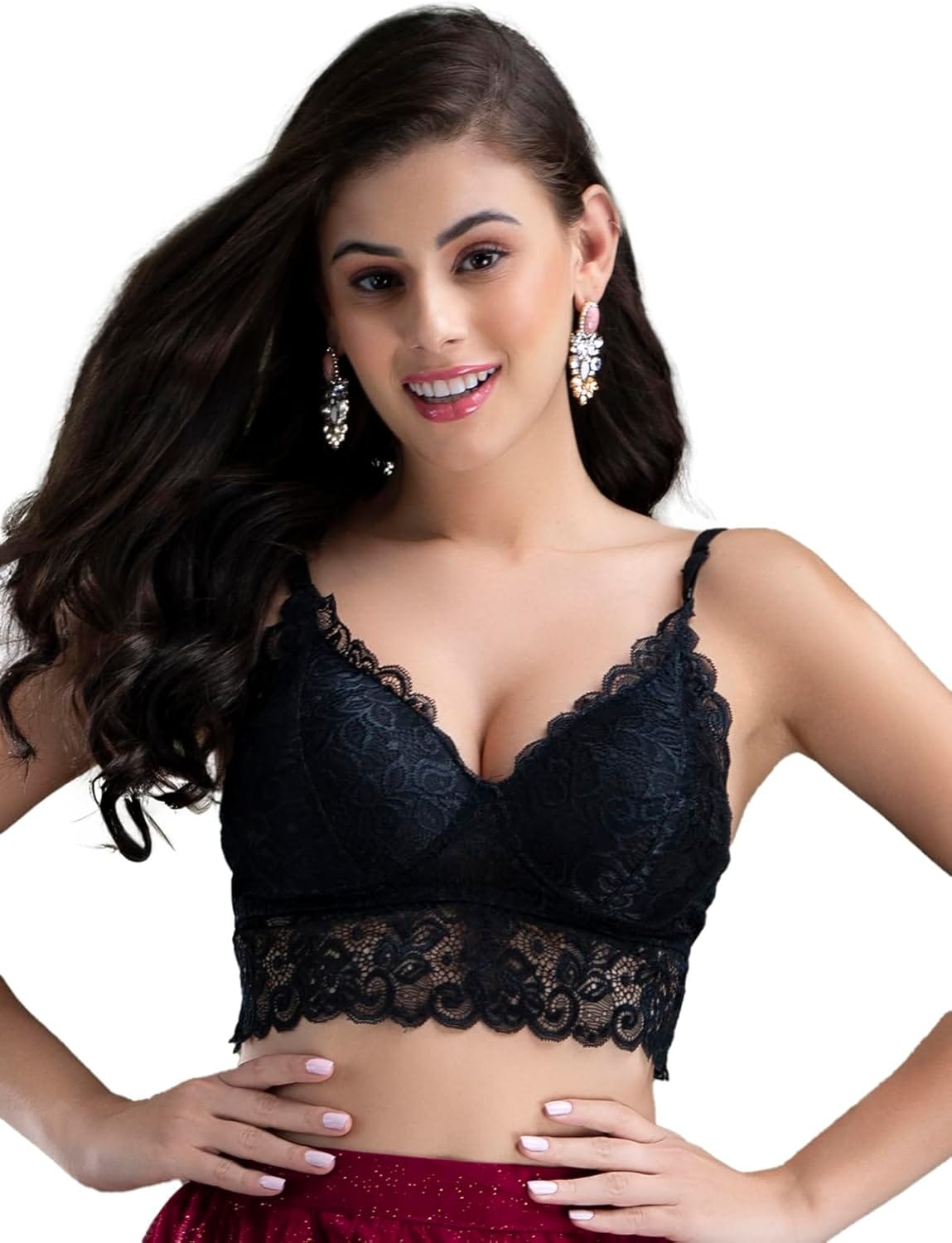 Clovia Lace Bralette Set