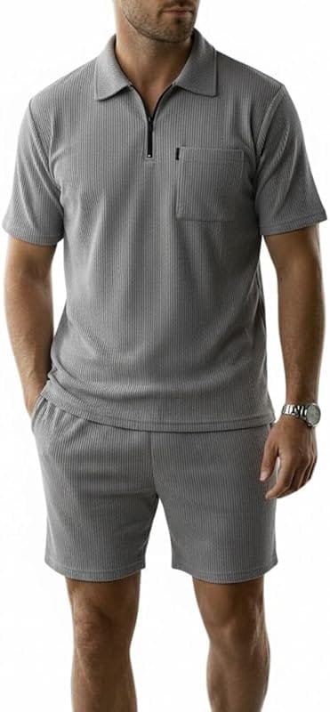 Snitch Summer Co-ord Set Shirt Shorts