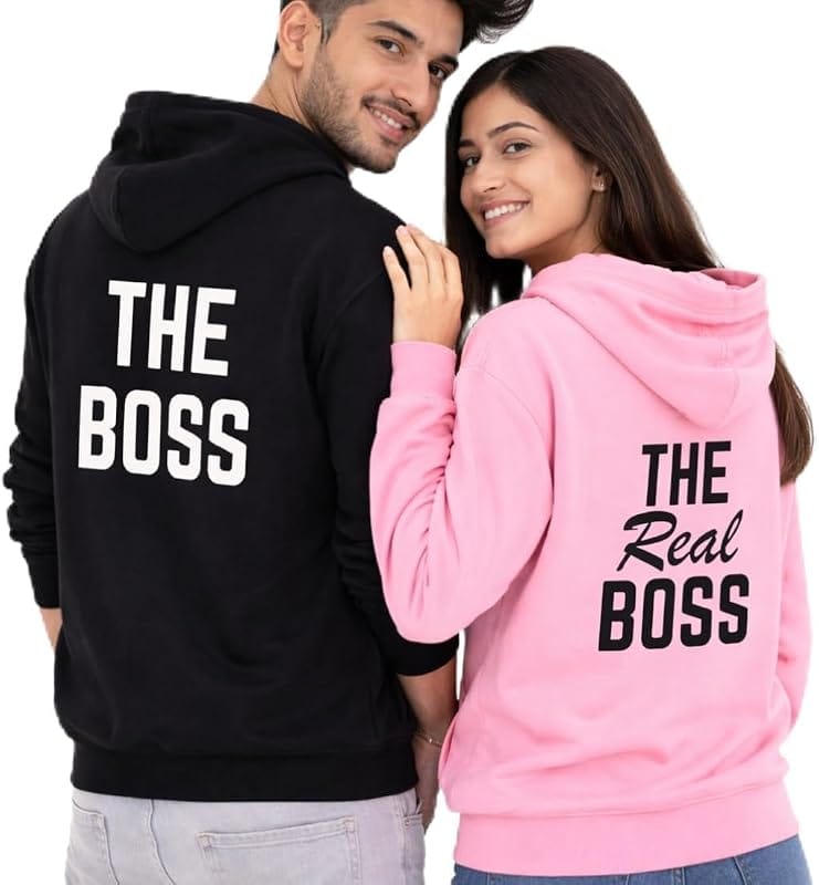 Couple Hoodie Set Black