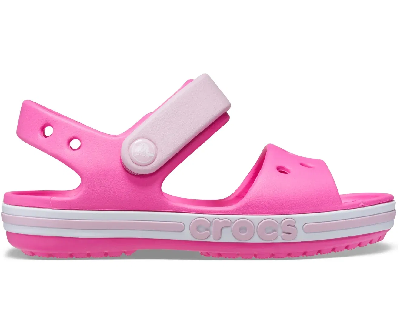 Bayaband Electric Pink Kids Sandal Crocs sale