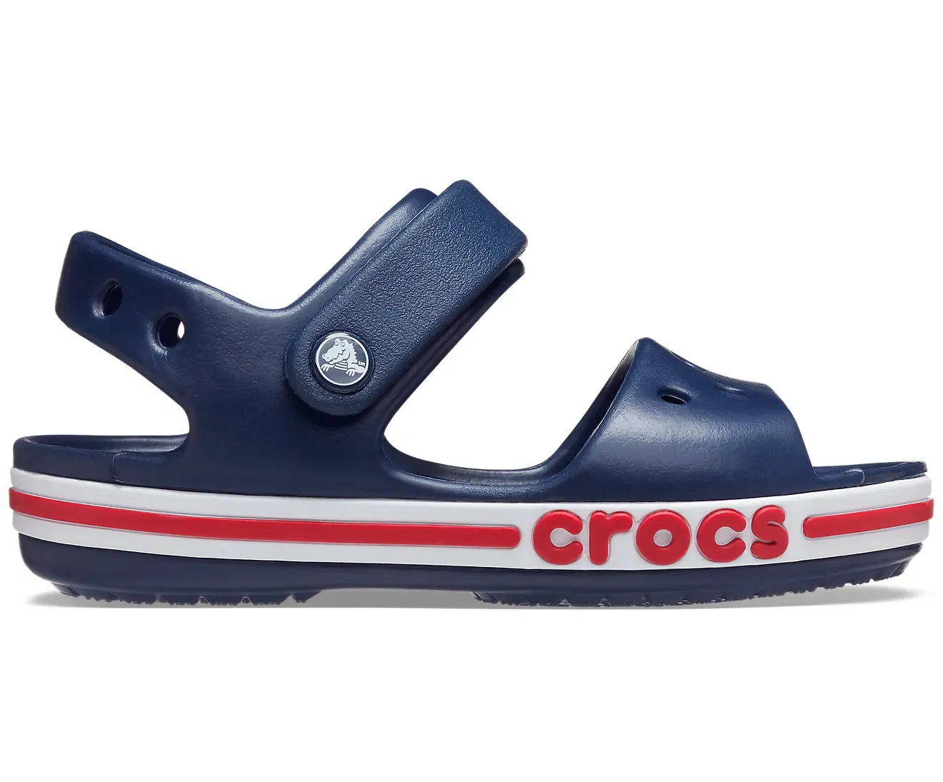 Bayaband Navy/Pepper Kids Sandal Crocs sale