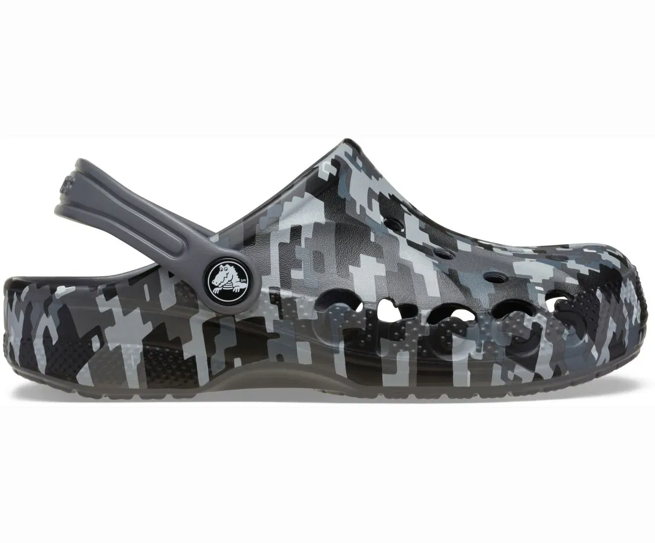 Baya Seasonal Printed Charcoal Toddler Clog Crocs sale