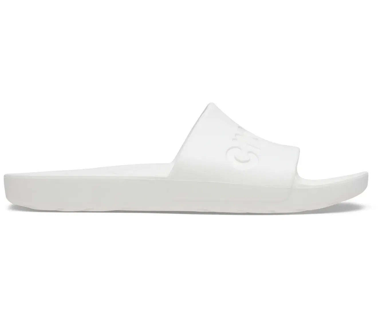 Crocs White Unisex Slide Crocs sale
