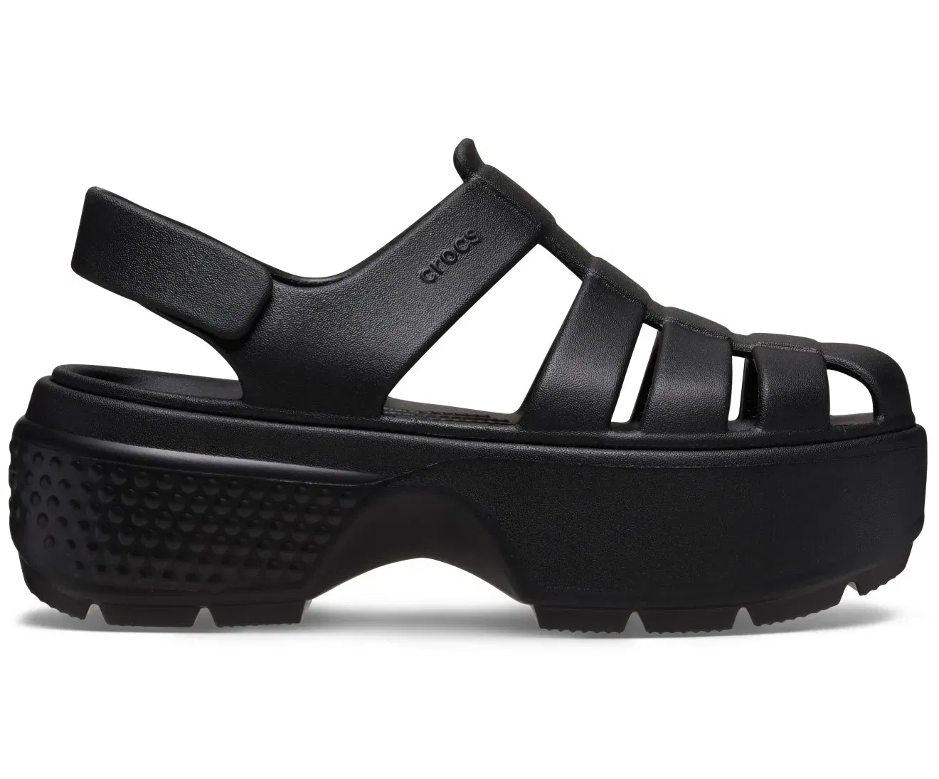 Stomp Fisherman Black Unisex Slide Crocs sale