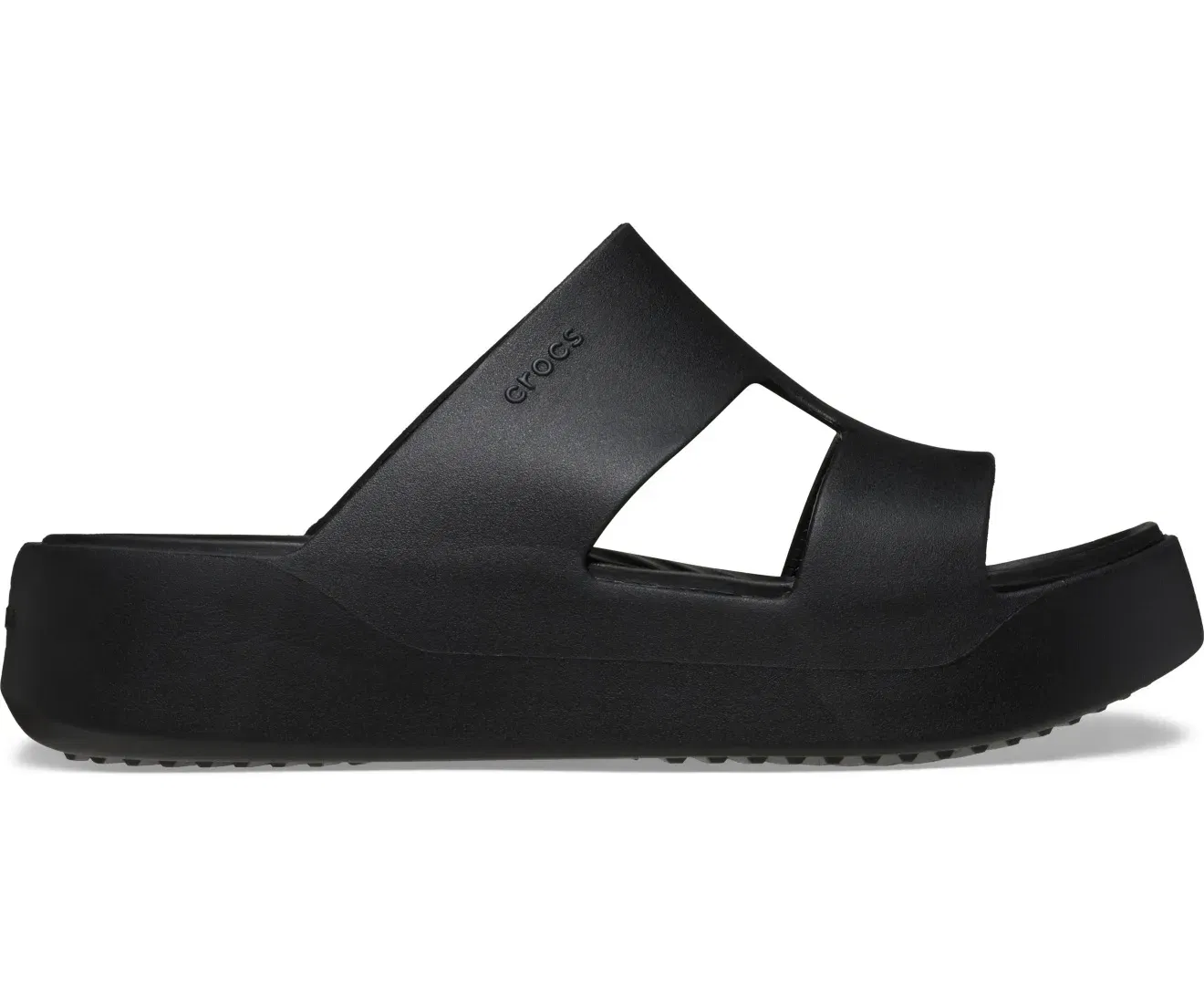 Getaway Platform H-Strap Black Women Sandal Crocs sale