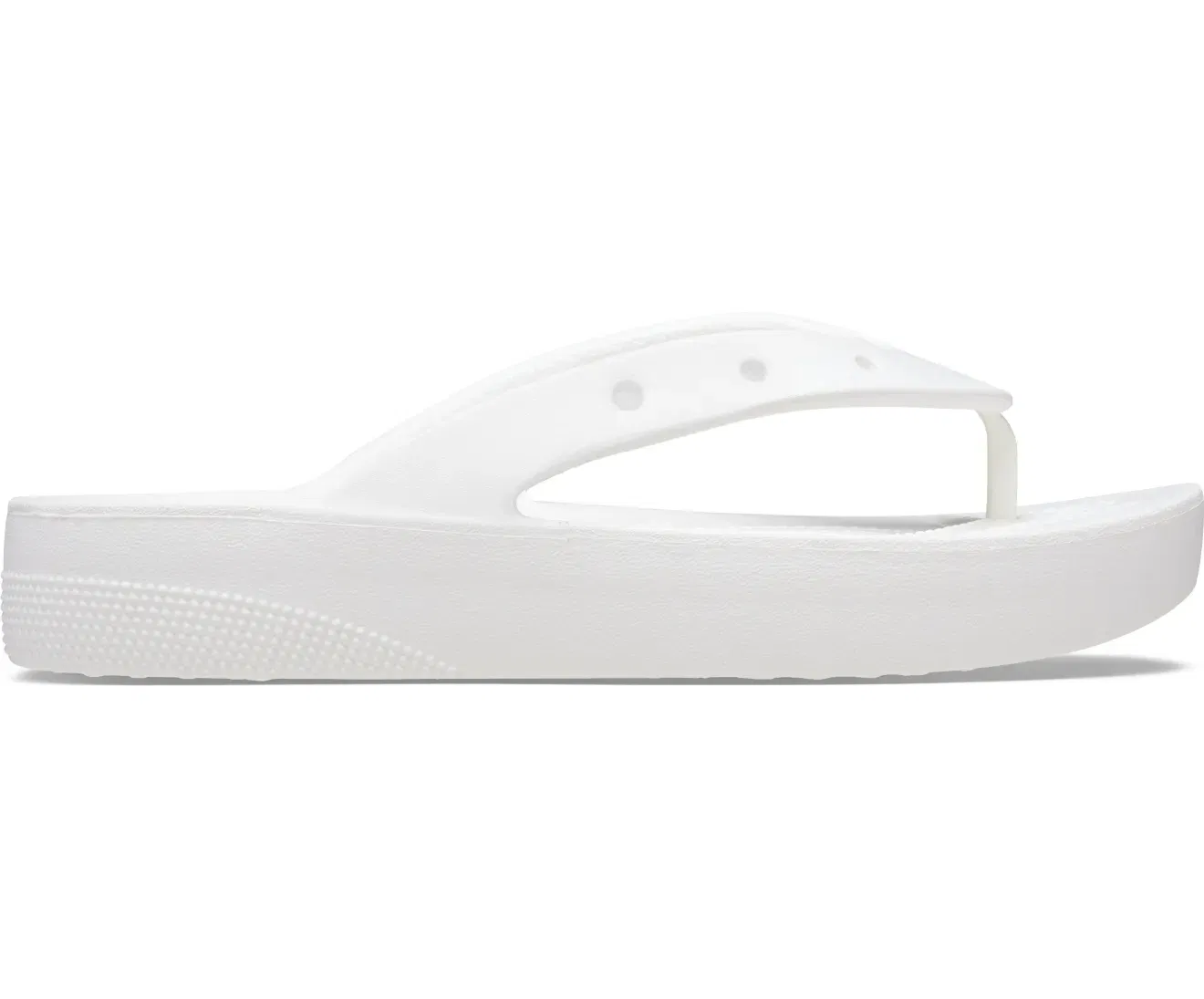 Classic Platform White Women Flip Crocs India sale