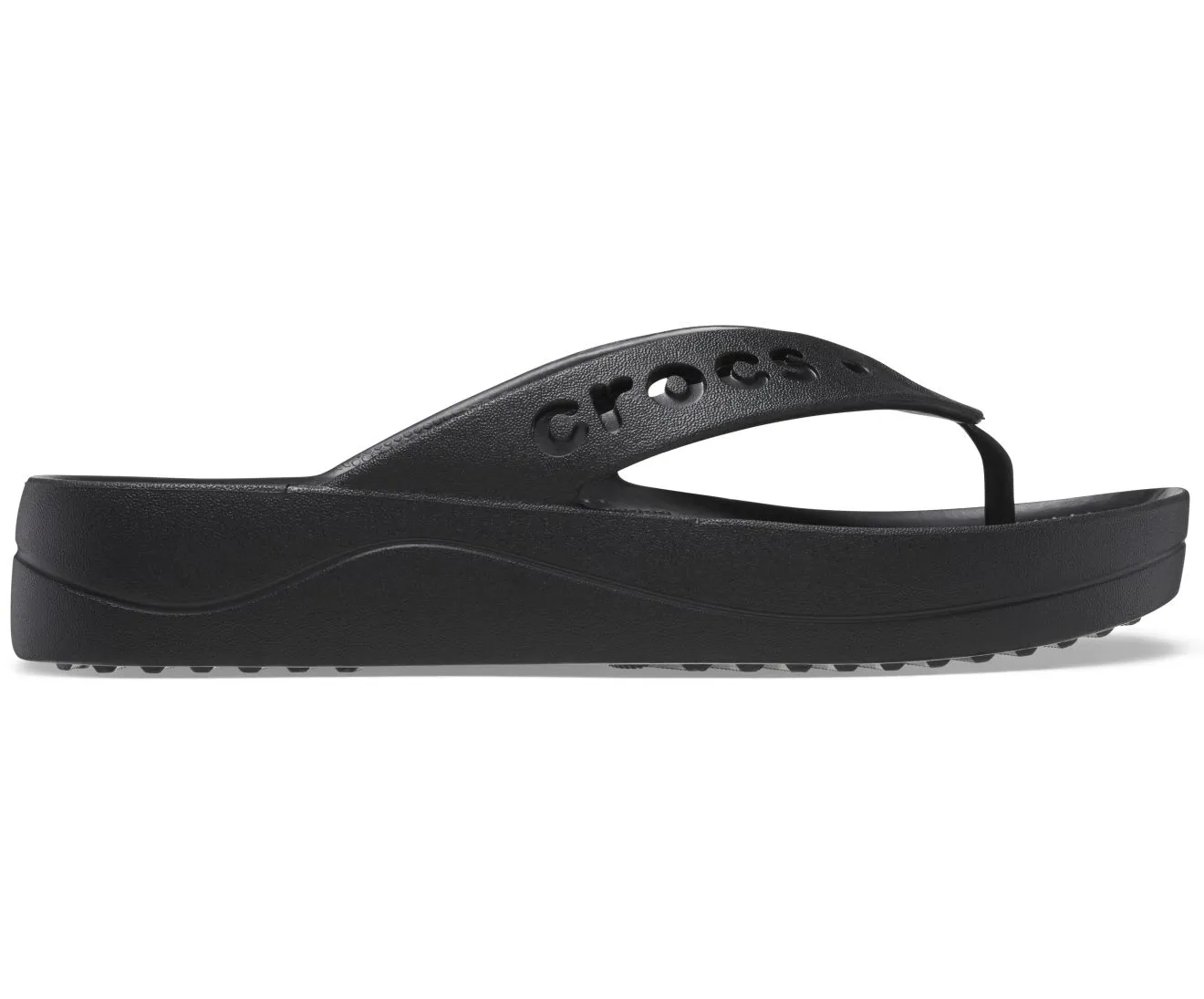 Baya Platform Black Women Flip Crocs sale
