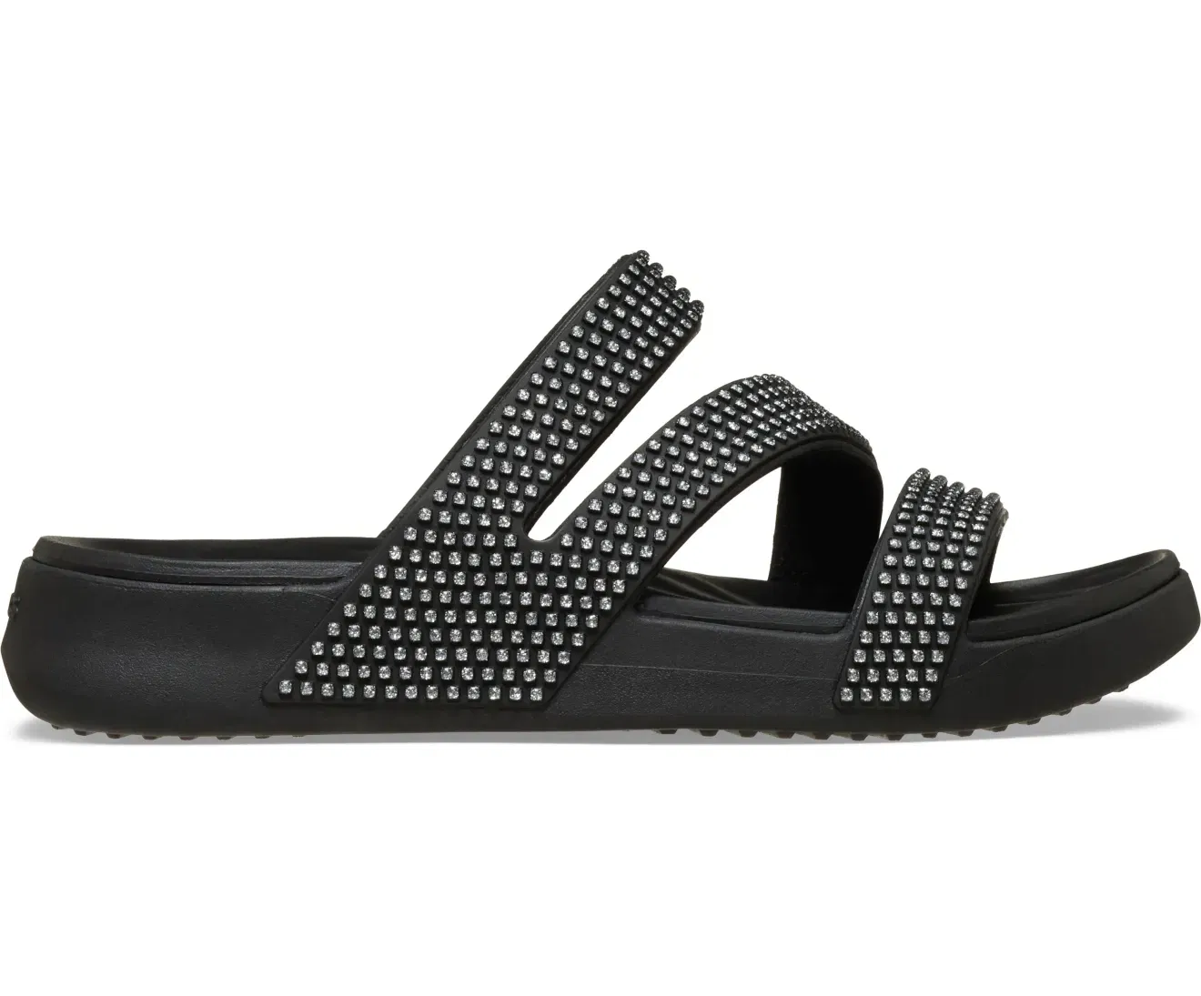 Getaway Gems Strappy Women Black Sandal Crocs sale