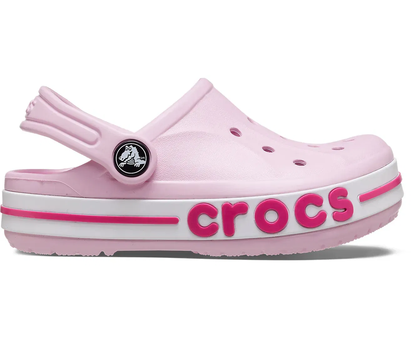 Bayaband Ballerina Pink/Candy Pink Toddler Clog Crocs sale