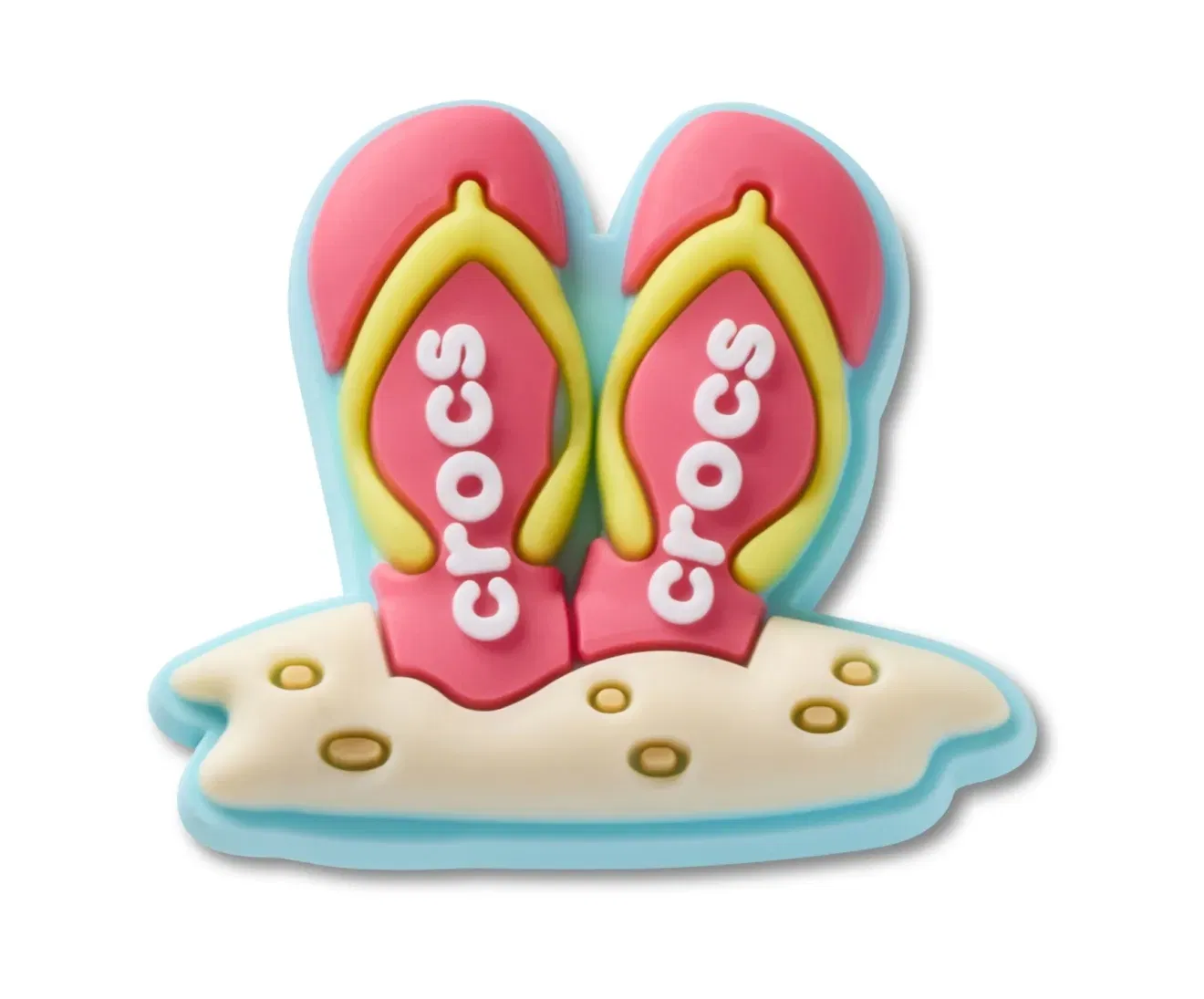 Crocs Flip Flops In The Sand Jibbitz Charm Crocs sale