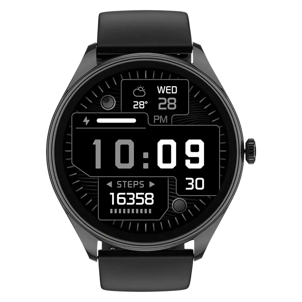 noise NoiseFit Twist 2 Smartwatch with Bluetooth Calling (36.32mm, AMOLED Display, IP67 Water Resistant, Jet B Croma sale