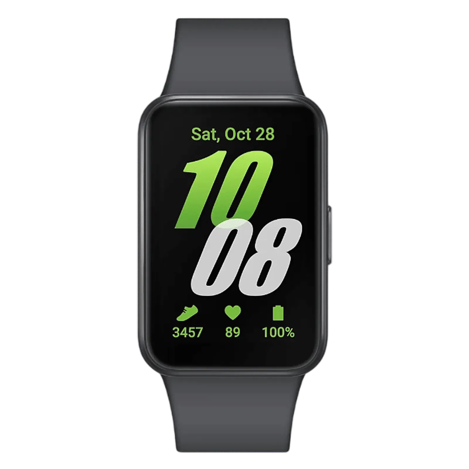 SAMSUNG Galaxy Fit3 Smartwatch with Activity Tracker (40.9mm AMOLED Display, IP68 Water Resistant, Gray Strap) Croma sale