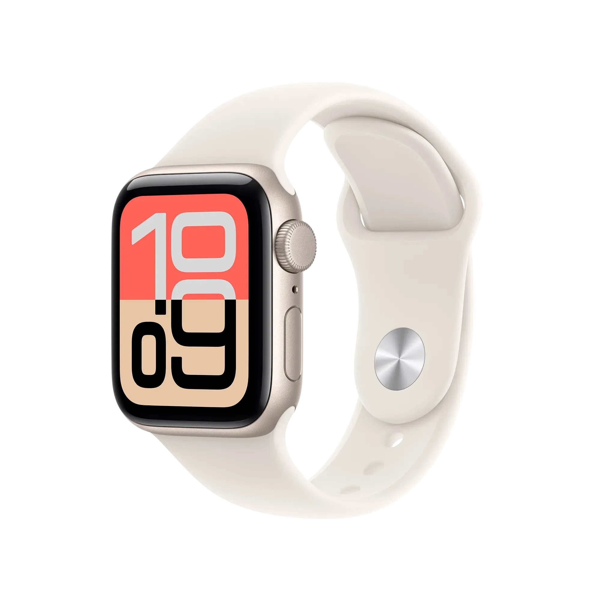 Apple Watch SE 3 GPS with Starlight Sport Band - S/M (40mm Retina LTPO OLED Display, Starlight Aluminium Case) Croma sale