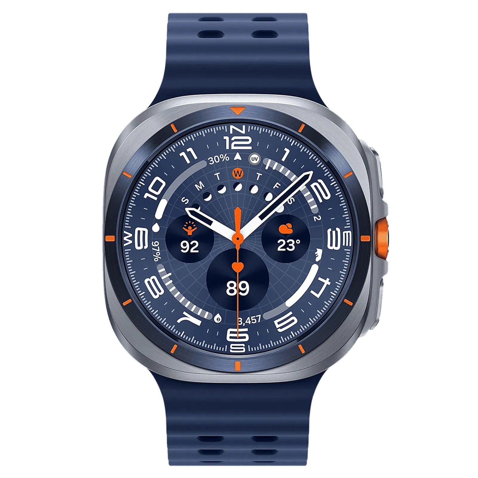 SAMSUNG Galaxy Watch Ultra 2025 GPS+BT+Wi-Fi+LTE Wear OS Smartwatch (47mm Super AMOLED Display, 3nm Processor, Croma sale