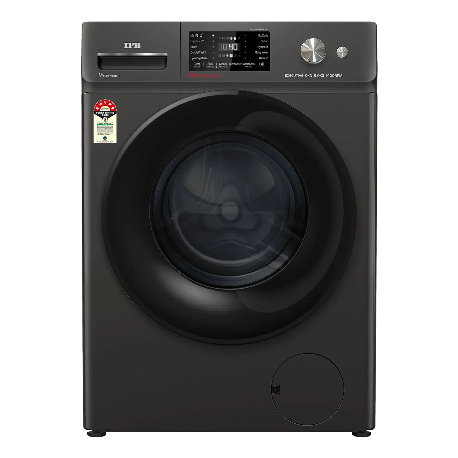 IFB 9 kg 5 Star Wi-Fi Inverter Fully Automatic Front Load Washing Machine (Executive OXN 9014K, AI T Croma sale