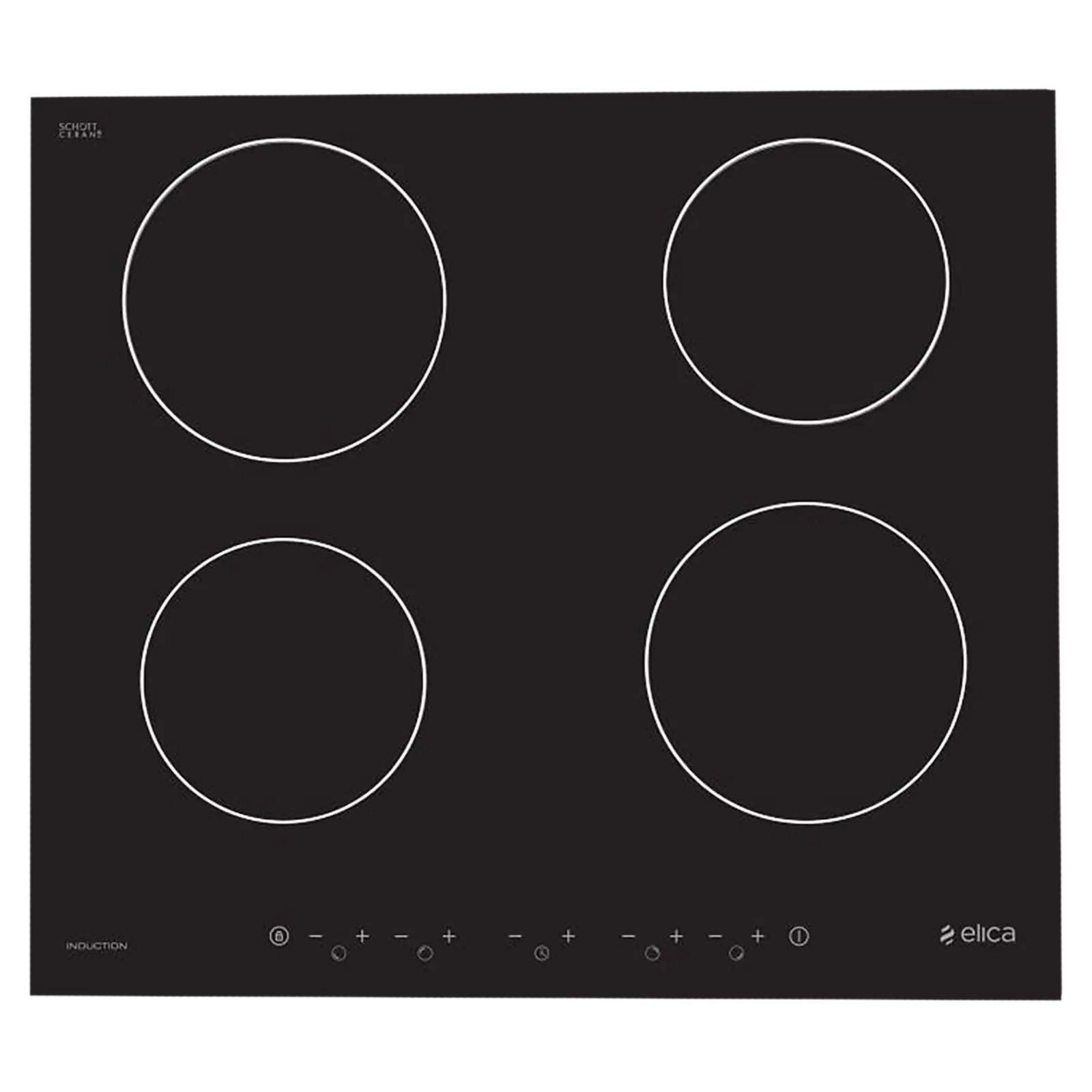 Elica EIH 4 Z 60 7000W Four Induction Hob with Sensor Touch Croma sale