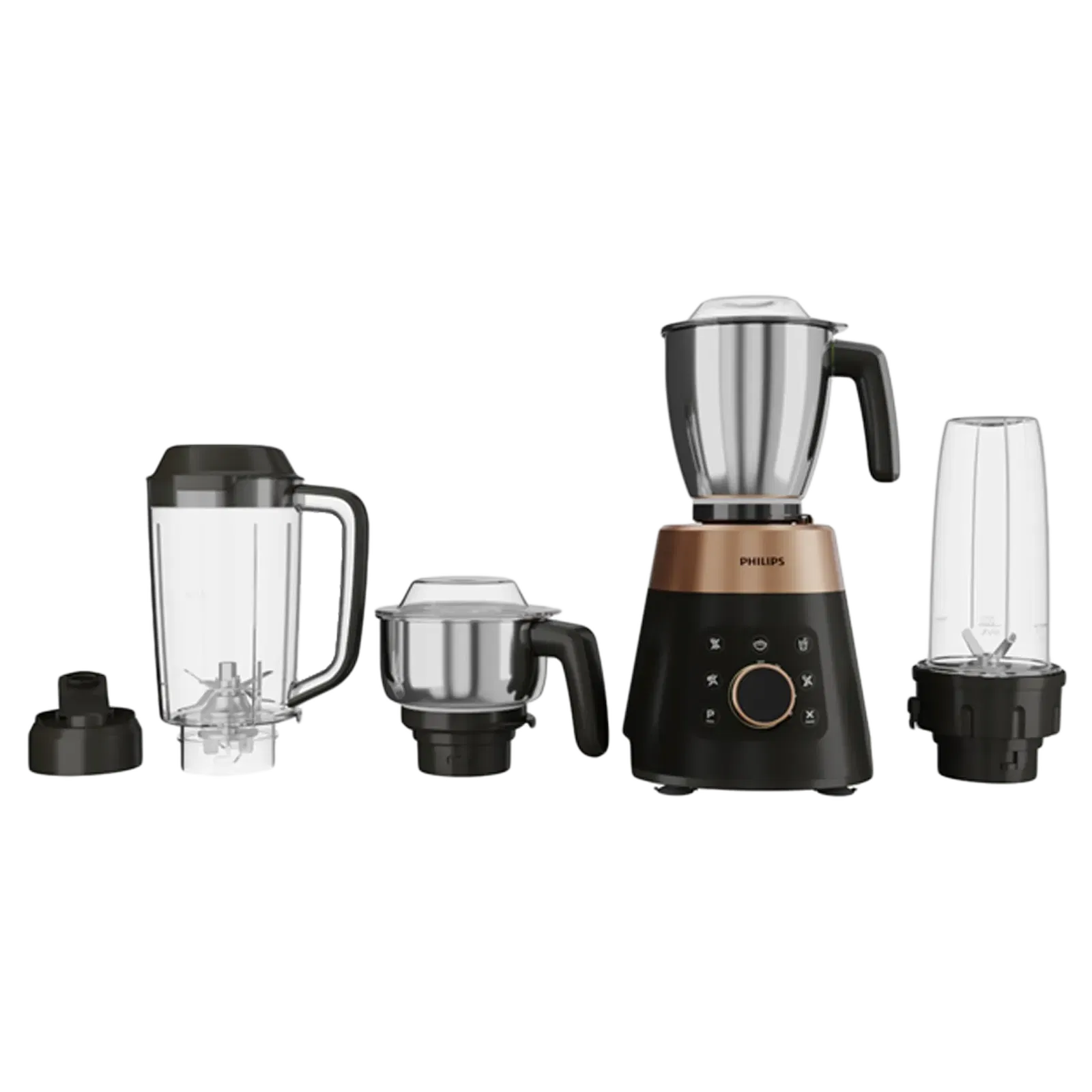 PHILIPS 1000 Watt 4 Jars Mixer Grinder (5 Preset Modes, Black) Croma sale